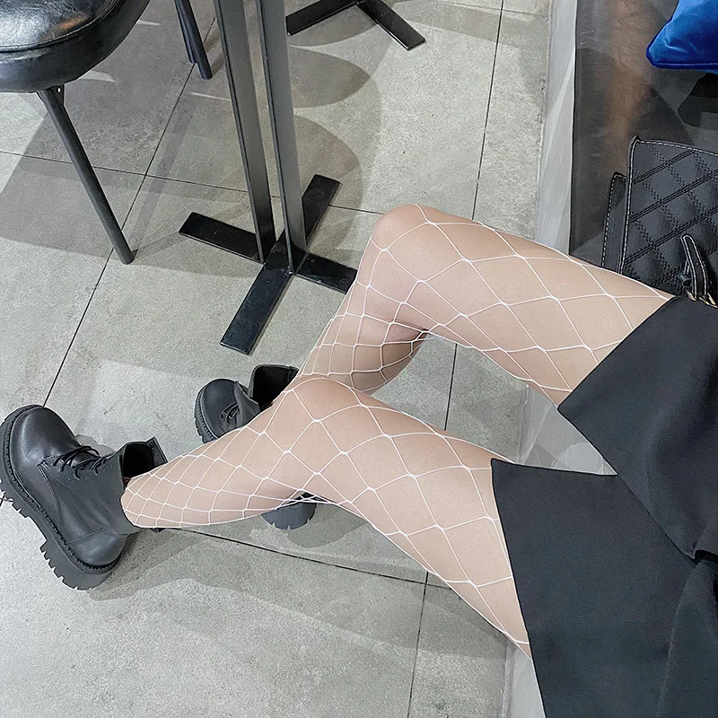 

Sexy Fishnet Stockings Small/Middle/Big Mesh Transparent Slim Fishnet Pantyhose Black Tights Stocking Kawaii Fashion Long Socks
