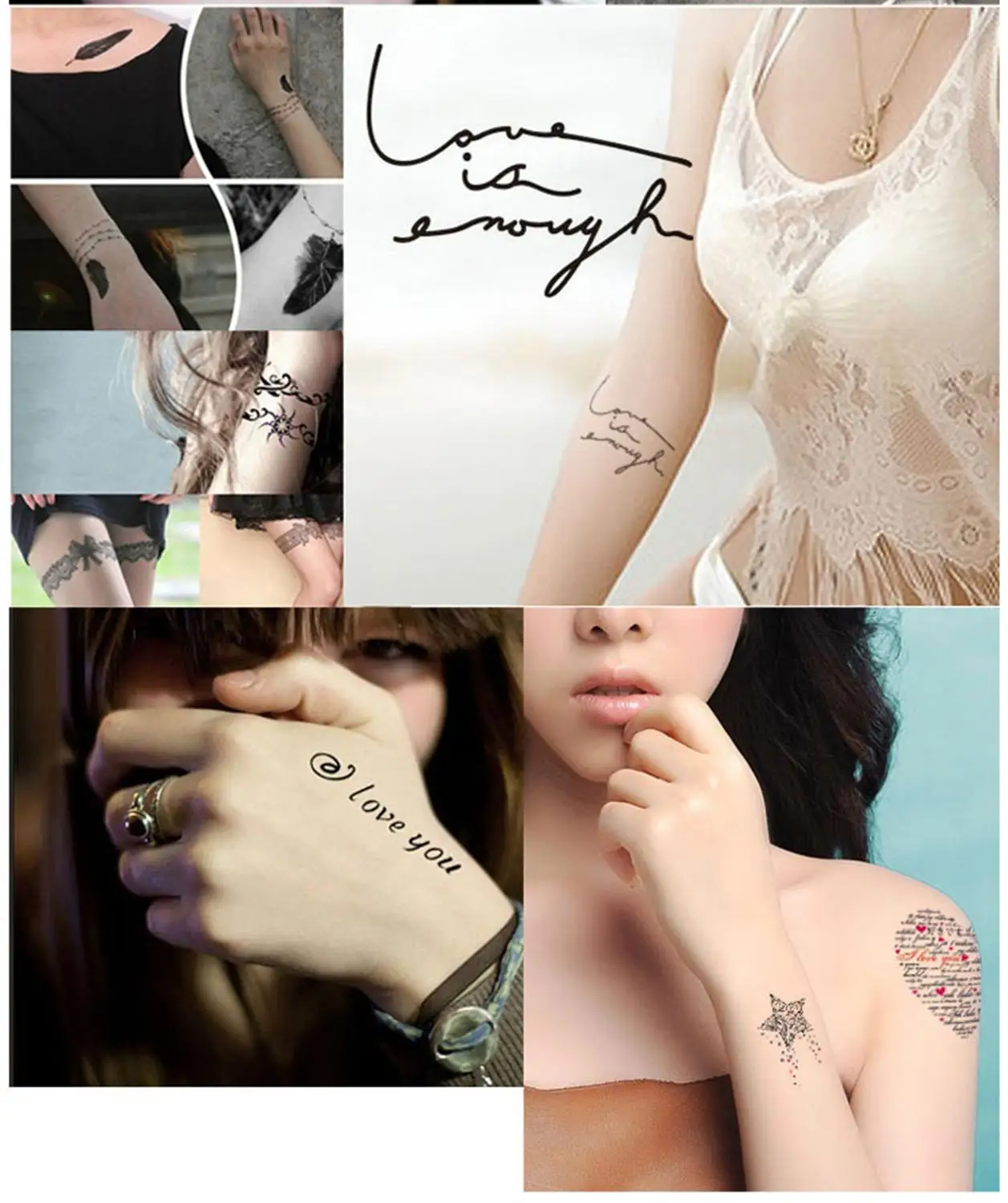 JYTOP новые модные съемные водостойкие временные тату-наклейки для тела DIY наклейки