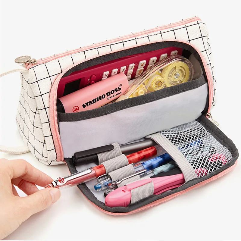 Милый пенал большой емкости Kawaii Канцелярские Принадлежности для школьников