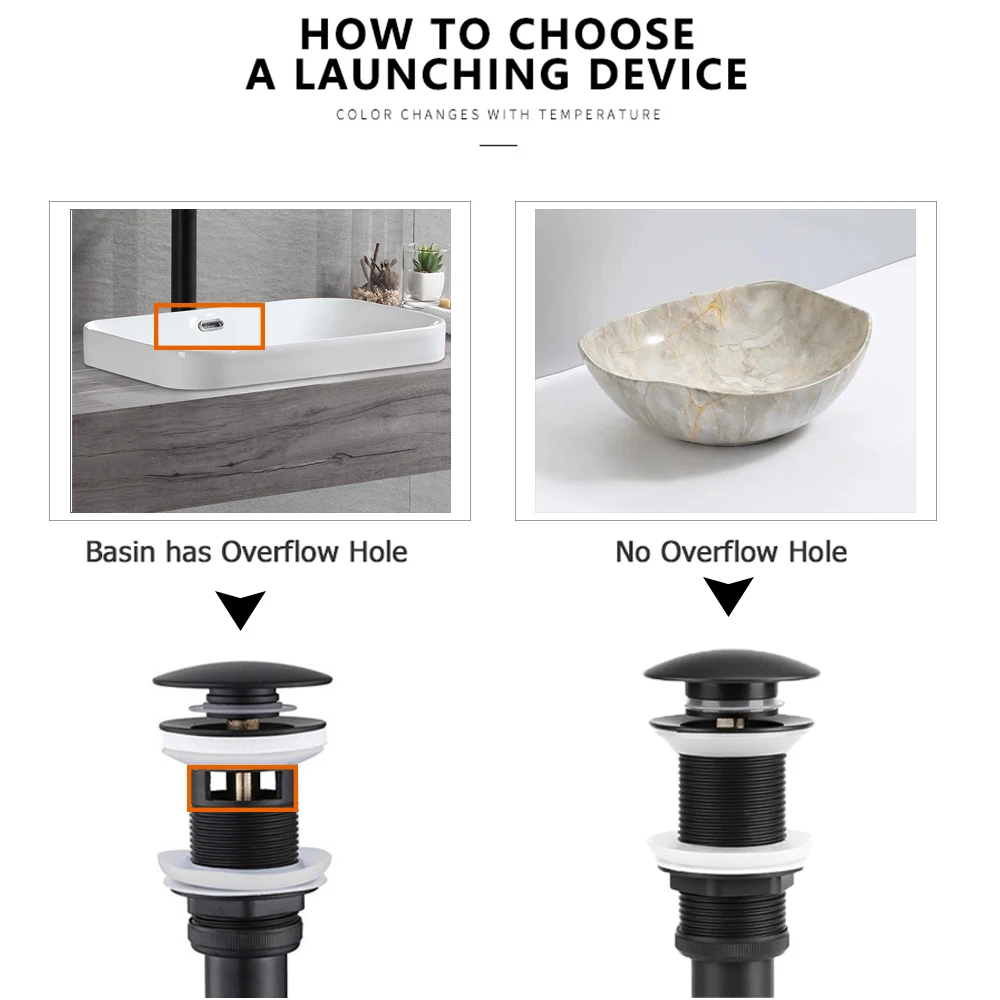 

Basin Sink Pop Up Drain Valve For Bathroom New Drain Stopper Bath Fixture Brass Set Black Chrome Washbasin Bounce Filter