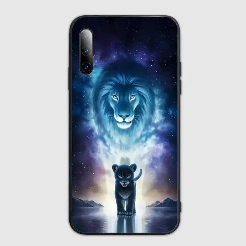 

Starry Sky Lion Phone Case For SamsungA 01 11 31 91 80 7 9 8 12 21 20 02 12 star s eCover Fundas Coque