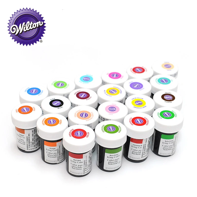 Wilton цвет еды ing глазурь цвета, на гелевой основе, 1 шт 1 oz. Съедобный цвет пигмент для выпечки торта Кондитерские помадки Макарон крем