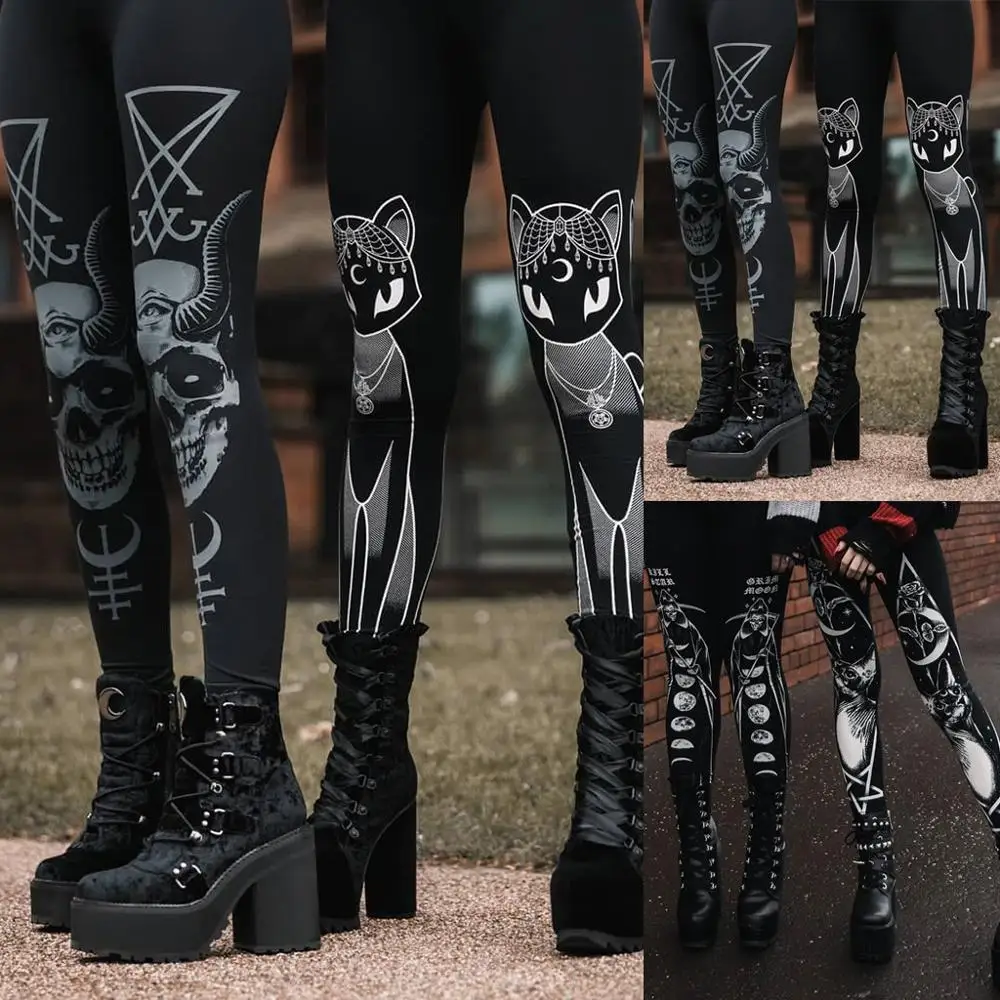 7 цветов фитнеса занятий спортом леггинсы для женщин с рисунком завышенной