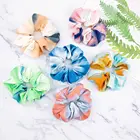 Резинки для волос с краской, радужные шифоновые резинки для волос, эластичные резинки для волос, Красочные Головные уборы, резинки для волос для женщин и девушек, аксессуары для волос