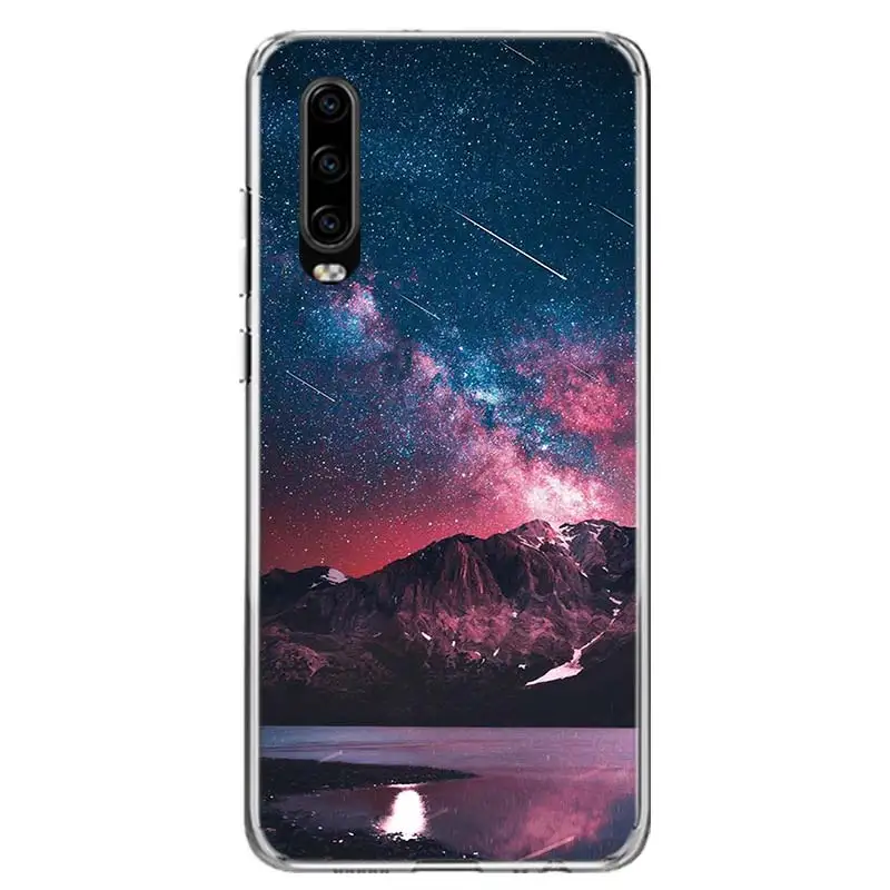 Чехол для телефона с изображением темных солнцезащитных гор чехол Huawei P30 P20 P40 P10 P50