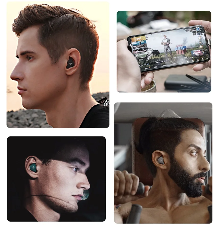 TWS наушники KZ S1 S1D с поддержкой Bluetooth 5 0 и сенсорным управлением|Наушники