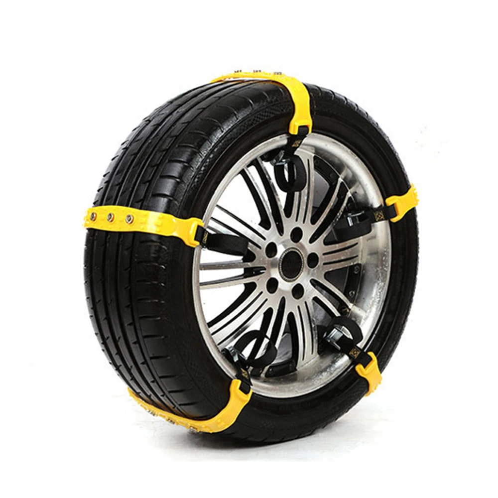 

Car Winter Tire Wheel Snow Chain Snow Chain Auto Tire Chain Adjustable Universal Emergency Thickened Snow Chain Fits Most Cars