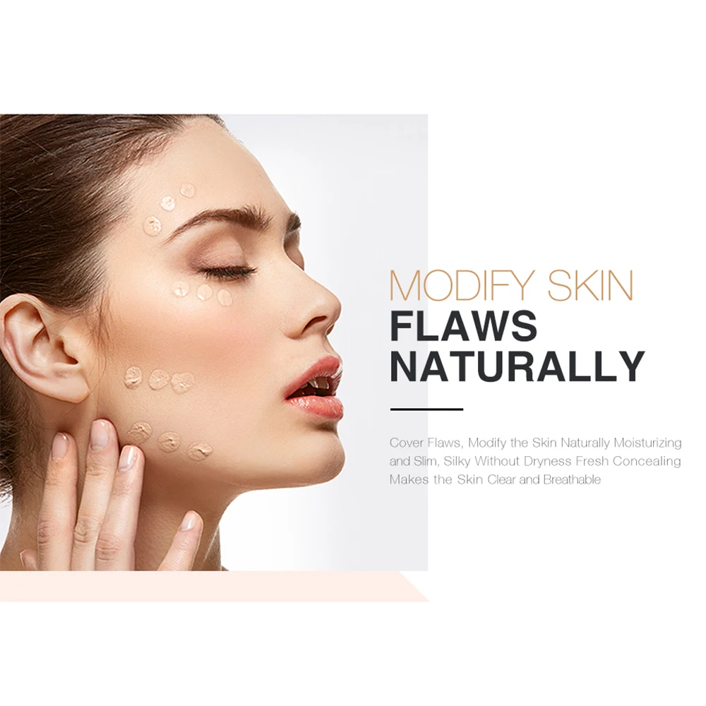 O.TWO.O Liquid Concealer Cream Waterproof Full Coverage Long Lasting Face Scars Acne Cover Smooth Moisturizing Makeup | Красота и