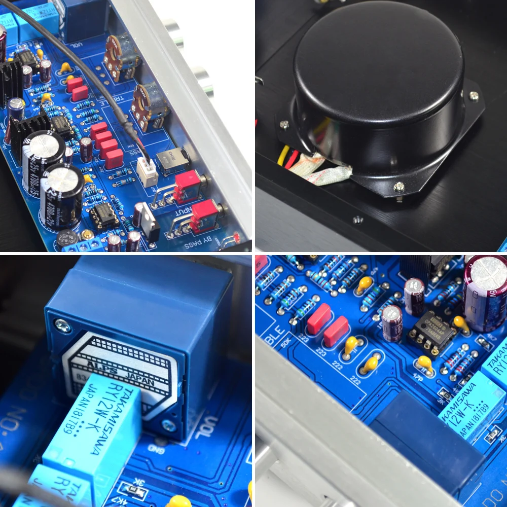 Предусилитель AIYIMA предусилитель HiFi для усиления лихорадки 2-полосный вход с