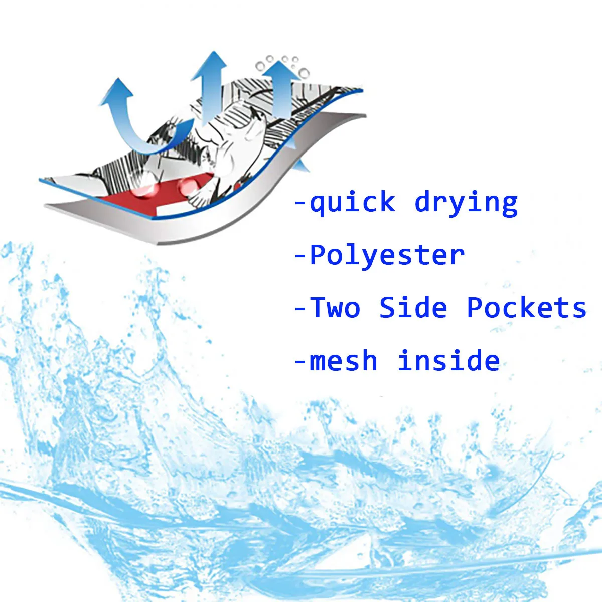 

Men Sweatpants Brushstroke Camouflage Beach Board Swim Trunks Sport Quick Dry Mesh Casual Humor Graphic Pretty Shorts for Boy