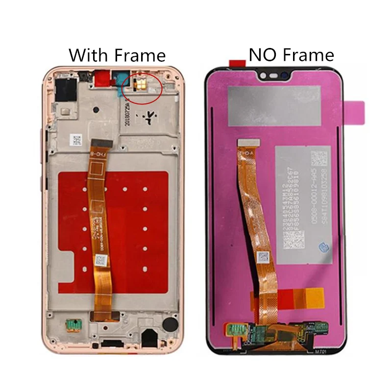 5 84 &quotЖК дисплей с рамкой для HUAWEI P20 Lite ЖК + сенсорный экран Nova 3e ANE LX1 LX3|Экраны