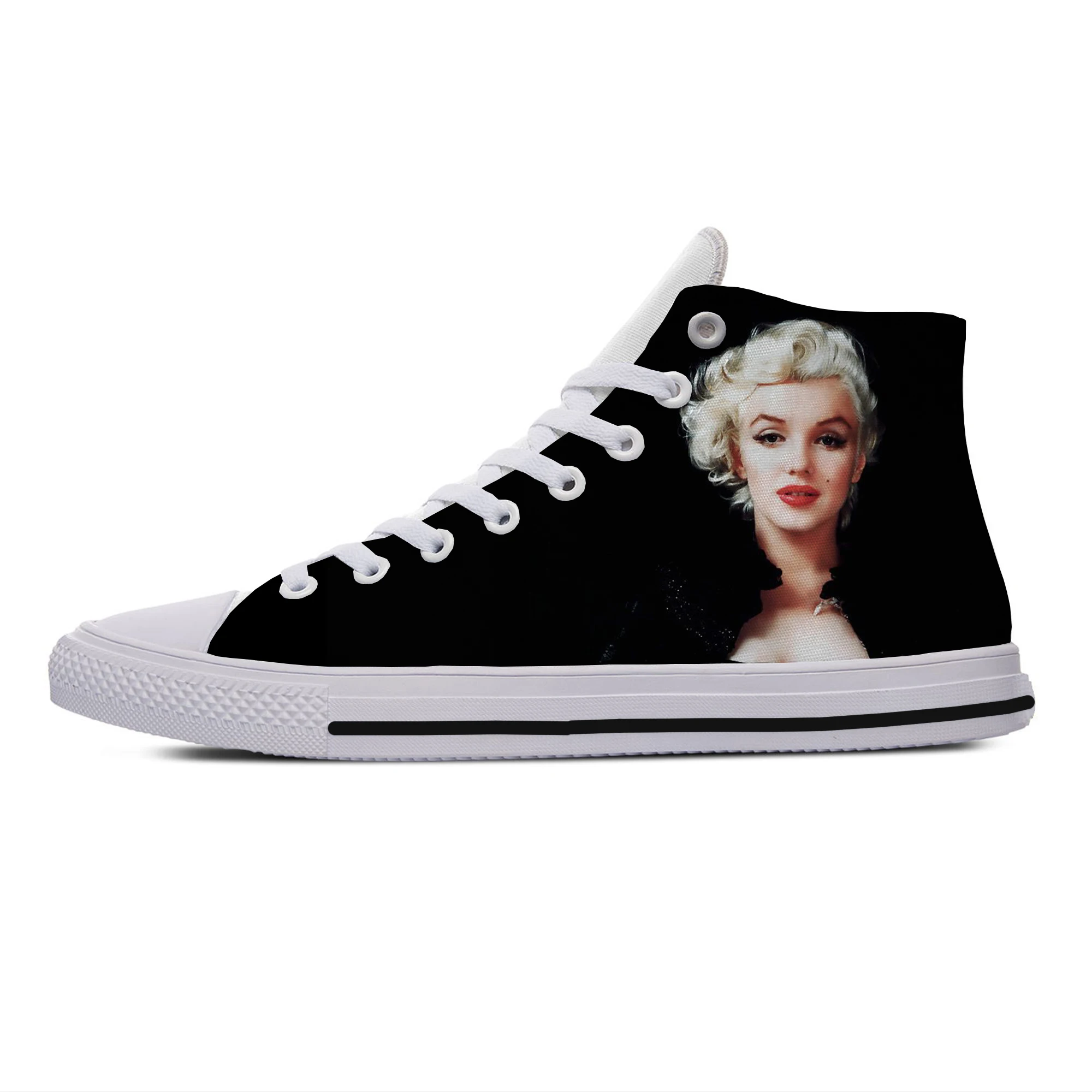 

Women's Men's Canvas Marilyn Shoes Monroe Color Leisures Shoe Sneakers Men