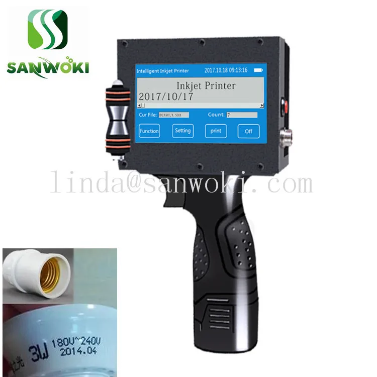 4 3 дюймовый струйный принтер с датой истечения срока годности портативный со