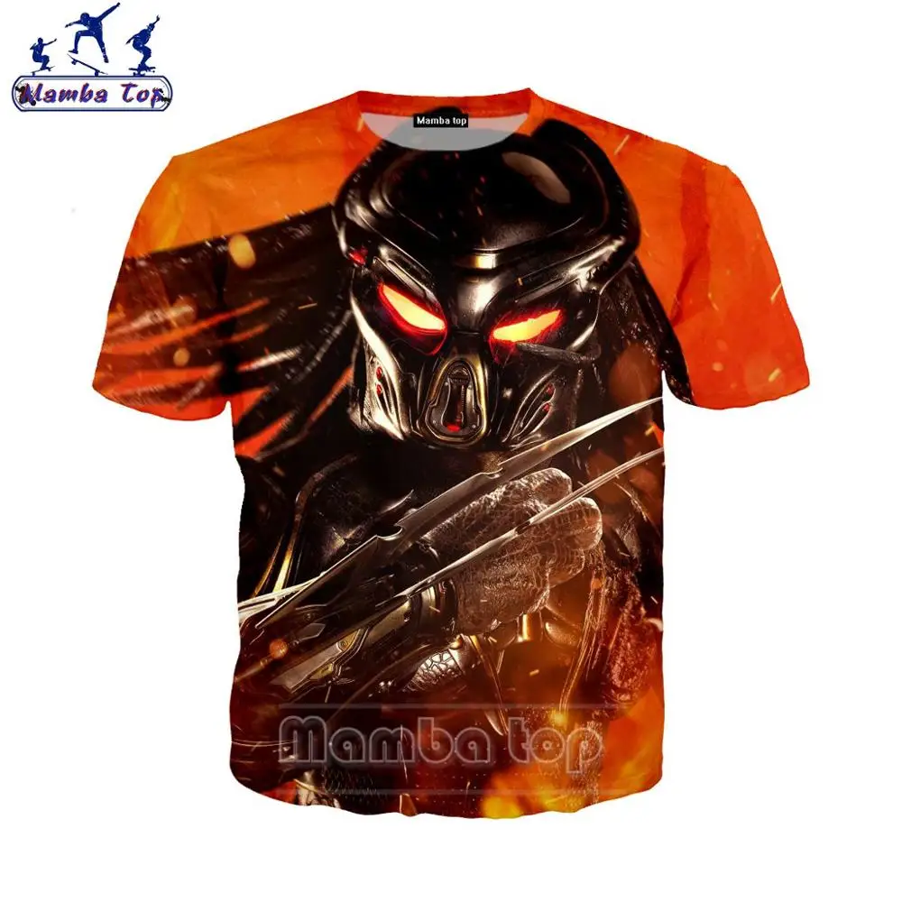 Футболка Мужская/Женская/мужская с 3D-принтом из фильма Хищник - купить по