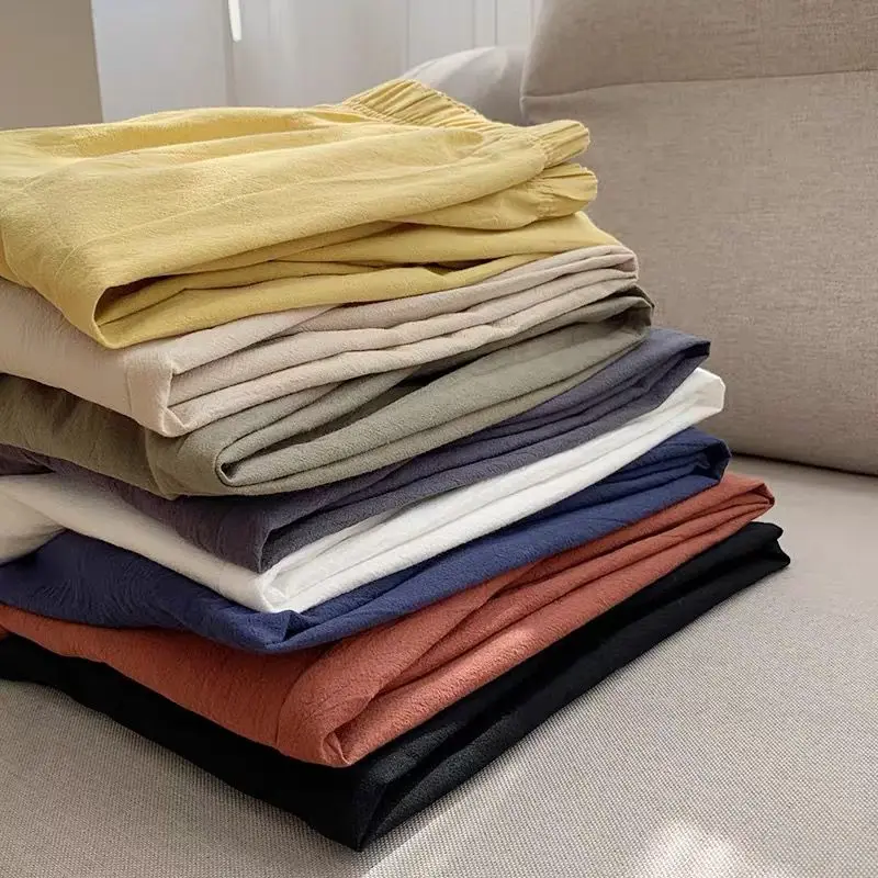 Весна-Осень 2020 домашние брюки новинка женские свободные тонкие штаны из