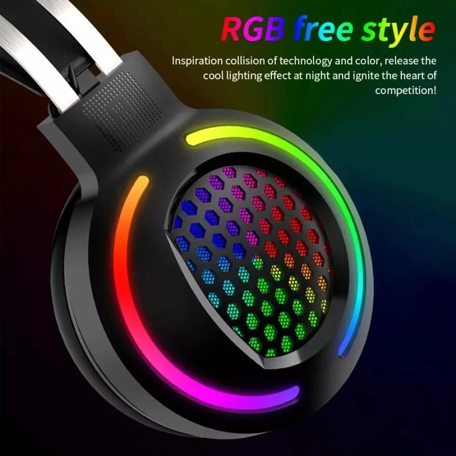 

Headphone electronic competition eat chicken luminescent game luminescent headphones