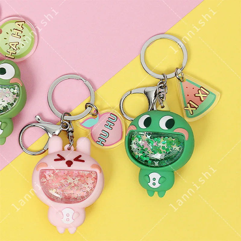 И сердечком для девочек Ins милые масла зыбучие пески большой рот с рисунками