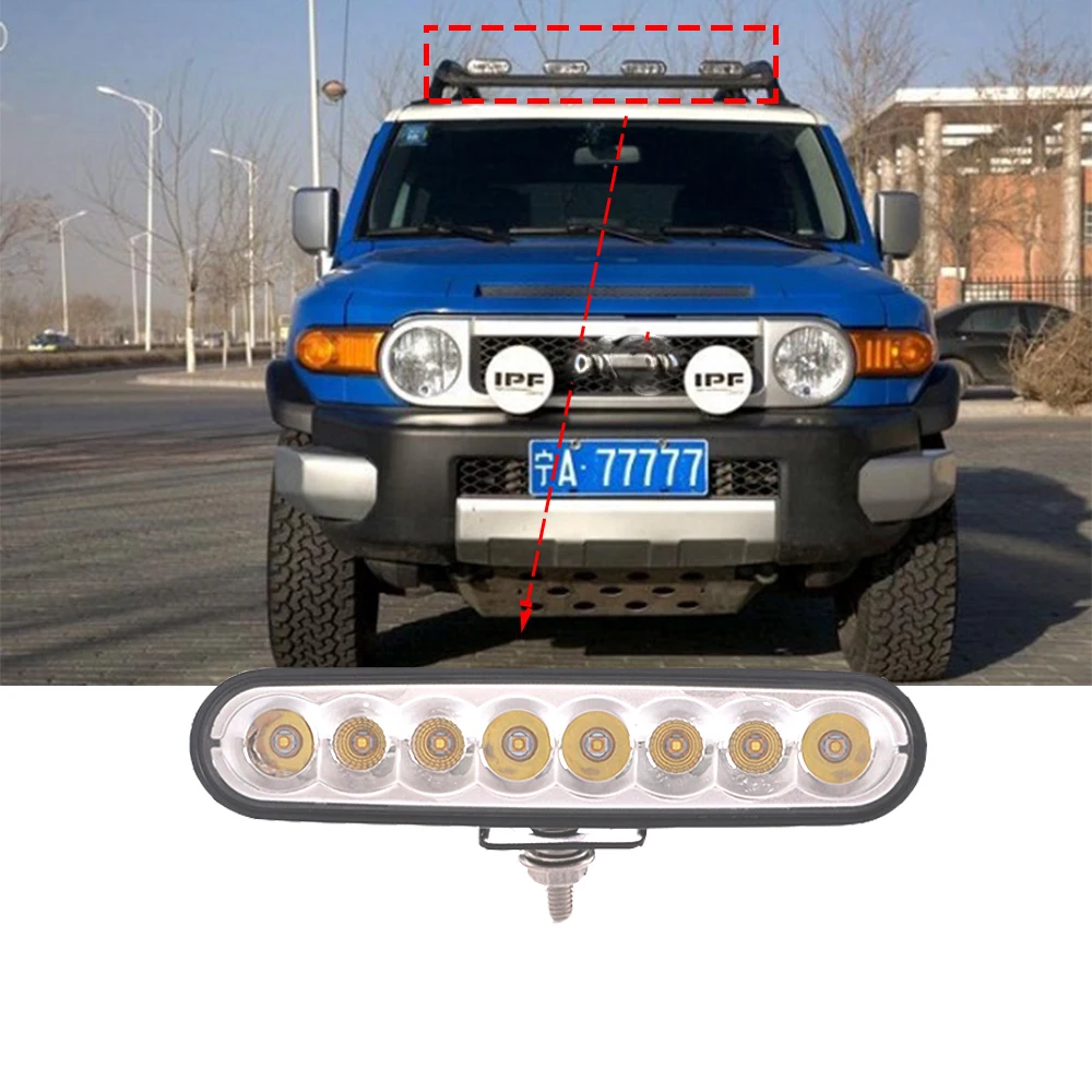 ECAHAYAKU 40 Вт Светодиодный рабочий светильник комбо 6 дюймов вездеход 4WD пикап 4X4