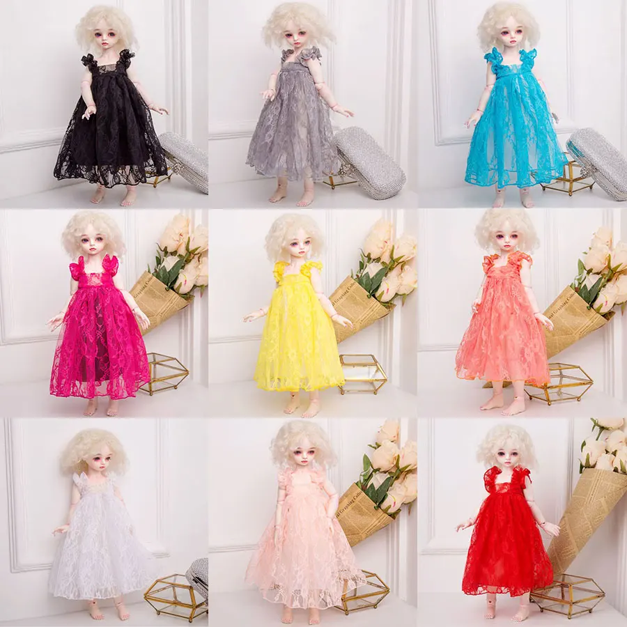1/3 1/4 1/6 шарнирная Одежда для куклы SD, кружевное платье, Милая юбка принцессы для девочек, аксессуары для кукол, игрушки для детей, Одежда для к...