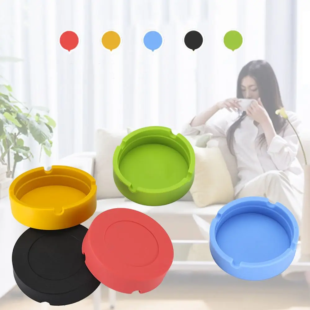 PVC Soft Ashtrays Potable Cigarette Holder Ashtray Outdoor Portable Smoking Cigar Ash Tray | Дом и сад