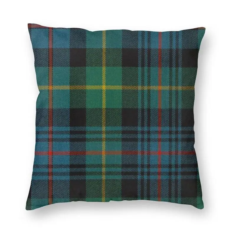 

Модная зеленая клетчатая задняя крышка с двусторонним рисунком, напольная подушка, чехол для автомобиля, крутая подушка, чехол, домашний декор