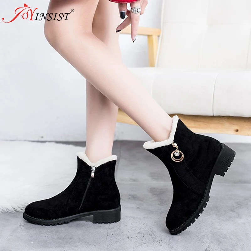 

Winter Women Boots Mid-Calf Down Boots High Bota Waterproof Ladies Snow Winter Shoes Woman Plush Insole Botas Mujer Invierno