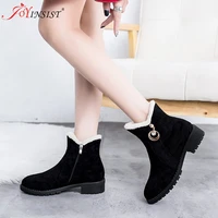 winter women boots mid calf down boots high bota waterproof ladies snow winter shoes woman plush insole botas mujer invierno