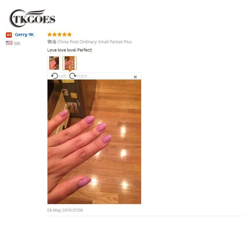 TKGOES 600 шт./упак. красивые круглые короткие Прозрачные типсы для ногтей салона с