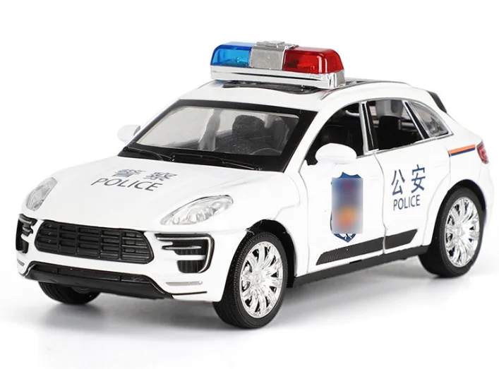 Withe 2 1:32 Масштаб игрушечный автомобиль Macan Металлический Игрушечный сплав автомобиль Diecasts игрушечный автомобиль модель автомобиля игрушка задний светильник звук для детей - Цвет: Withe 2