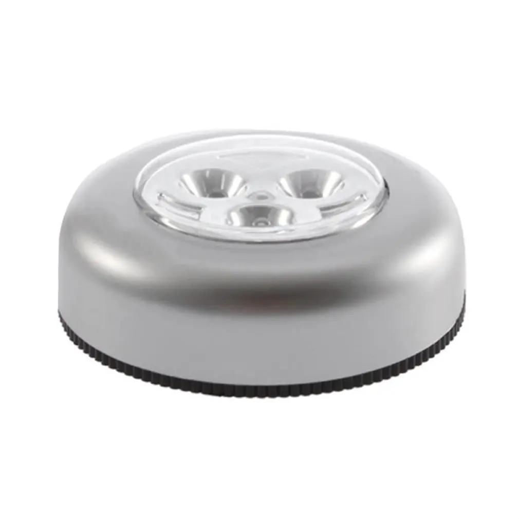

Round Cordless Kids Touch Lamp 3 LED Battery Powered Stick Tap Touch Light Lamp Home Night Light Bulb Drop Shipping Wholesale