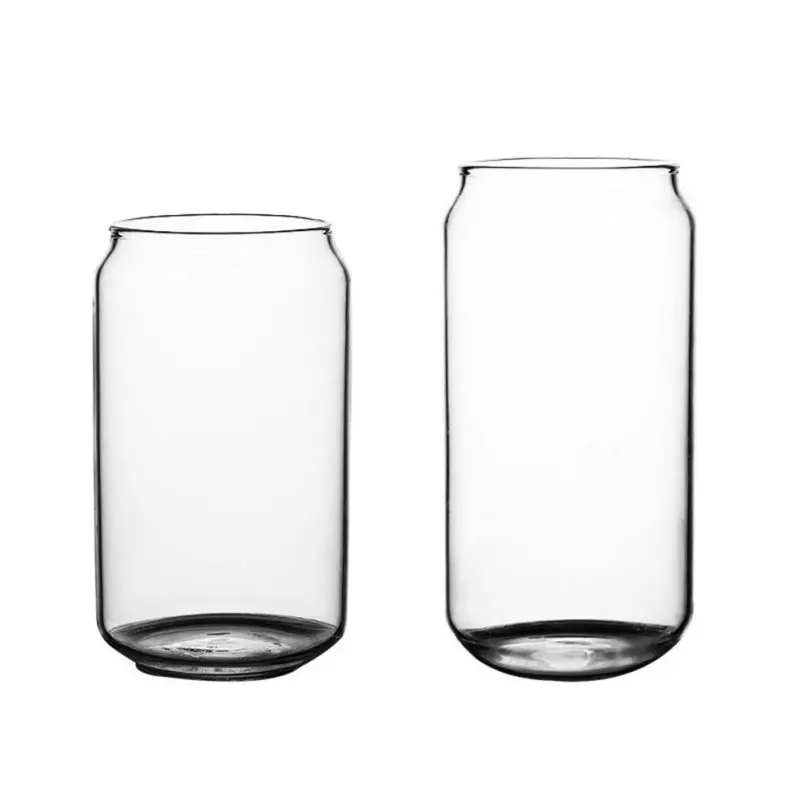 Стеклянная кружка в форме колы 1 шт. стеклянная чашка для холодного напитка