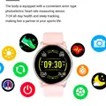 Женские Смарт-часы в режиме реального времени прогноз погоды трекер активности монитор сердечного ритма спортивные женские Смарт-часы для мужчин для IOS и Android