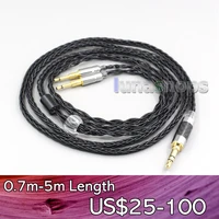 ln006456 xlr 8 core occ silver mixed headphone cable for ollo audio s4 mixing s4r recording s4x reference hps headphone