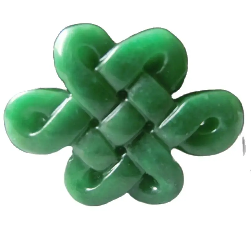 Подвеска из натурального нефрита китайский узел Нефритовый Кулон аксессуары