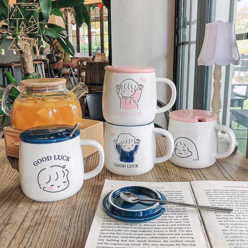 

Fashion Mate Drinking Glasses Office Home Cute Coffee Milk Ceramics Cup Best Friend Girl Gift Original Breakfast Mug