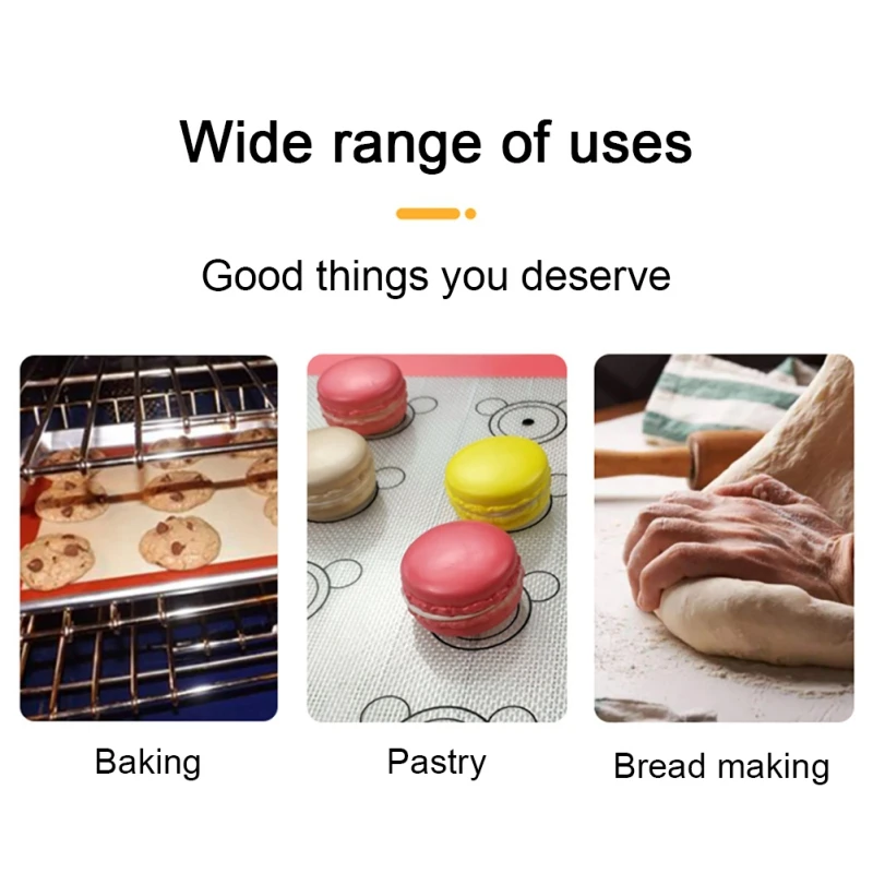 

Norbi Heat Press Pad Baking Mat Non Stick Craft Sheet Heat Resistant Easy To Clean BBQ Grill Baking Mats Dropshipping 2021 New