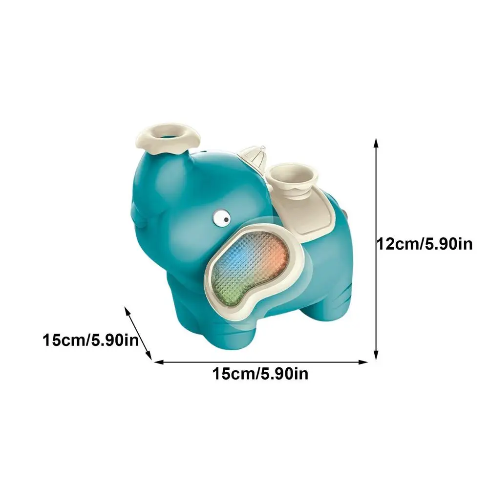 

Electric Battery-Powered Walking Baby Elephant Blowing Ball Elephant Spraying Baby Elephant Toy Music Lighting Interactive Toy