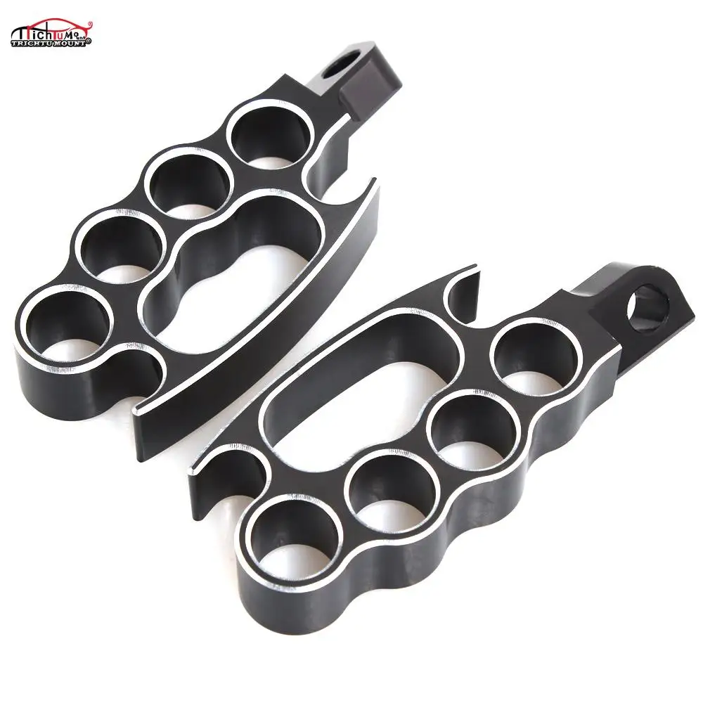 Motorcycle Flying Foot Pegs Footpegs Custom Pedal For Harley Sportster XL 1200 883 Dyna Softail Fat Bob | Автомобили и мотоциклы