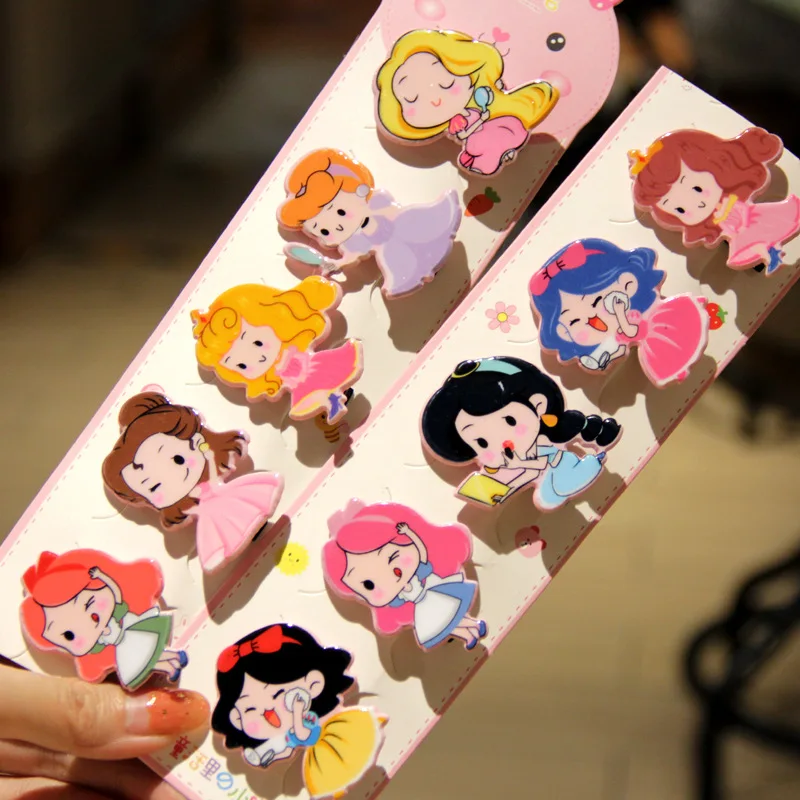 Disney для девочек повязка на голову одежда сна с изображением принцесс шпильки