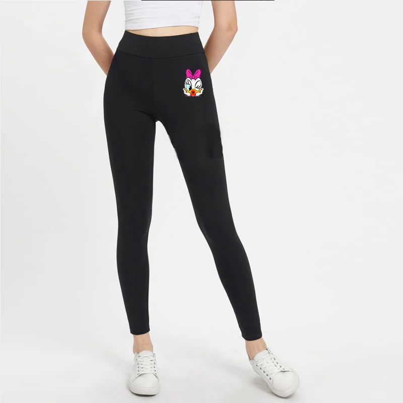 

Leggings Sport Women Fitness High Waist Yoga Pants Cartoon Daisy Sexy Tights Seamless Leggins Slim Bottoms Workout Sport Running