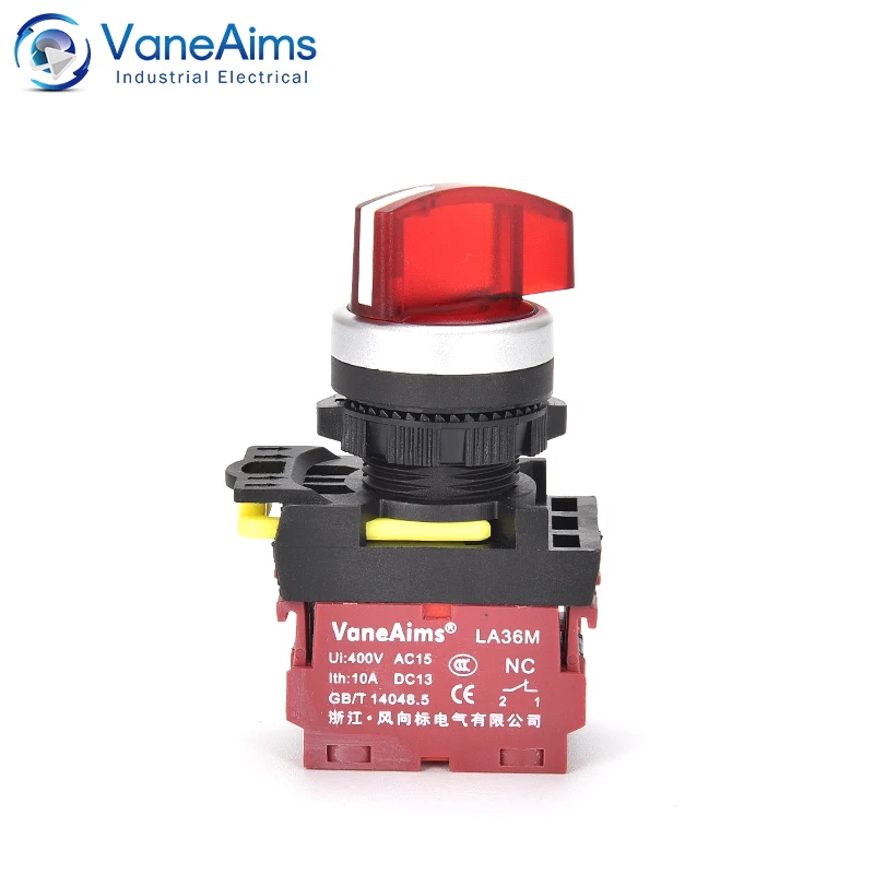 LA36M со светодиодный Ной кнопкой отключения кнопка переключения старта остановки