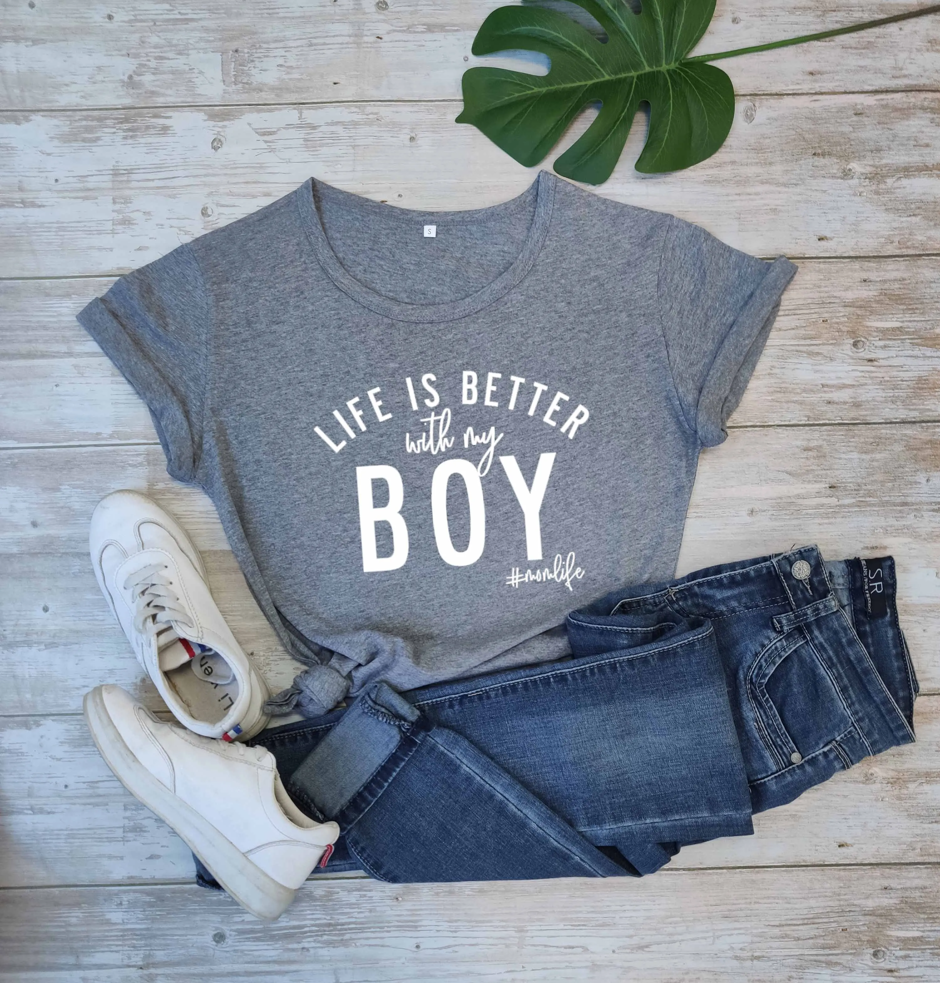 Модная женская футболка с надписью Life Is Better with My Boys для мальчиков и мам