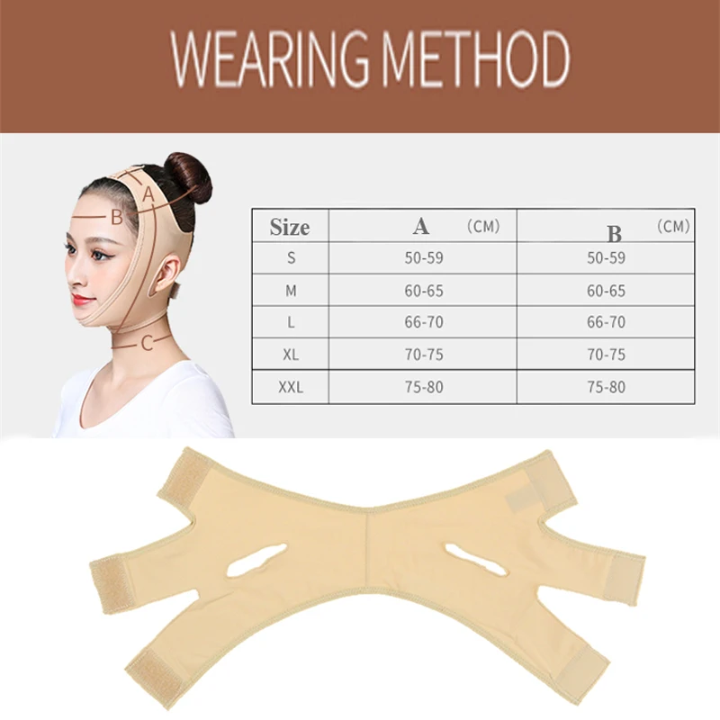 Спящее лицо тонкая физически подтягивающая повязка для похудения и лифтинга