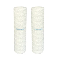 10 microns string wound water filter universal whole house replacement cartridge sediment filters 10x2 5 2 pack