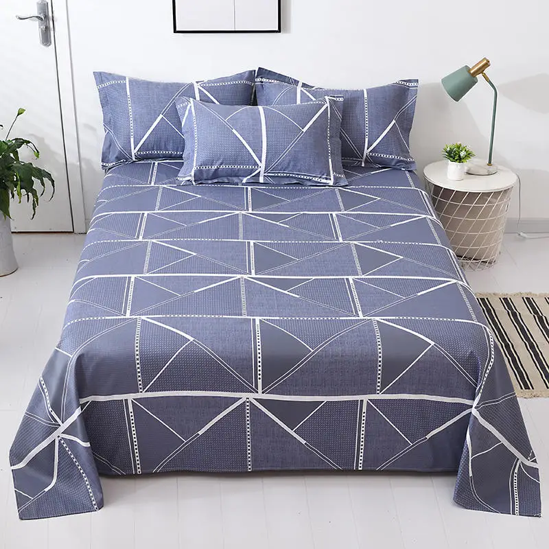 1 шт. постельное белье Двухслойное королевское чистый хлопок плоский лист цветок