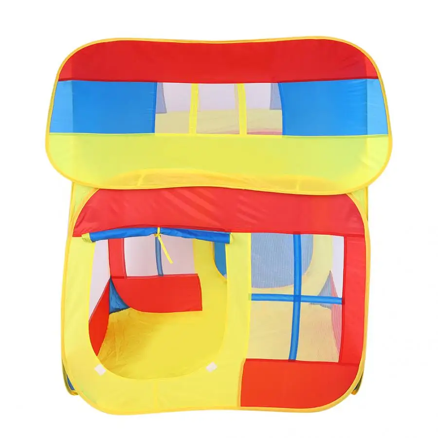 Портативный детская Палатка Домик принцессы Замок подарок повесить флаг дети