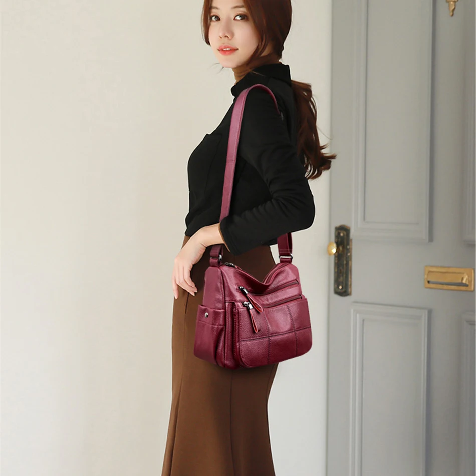 VANDERWAH Sac a основной Femme Классические мягкие кожаные сумки через плечо для женщин роскошные сумки женские сумки дизайнерские Bolsa Feminina