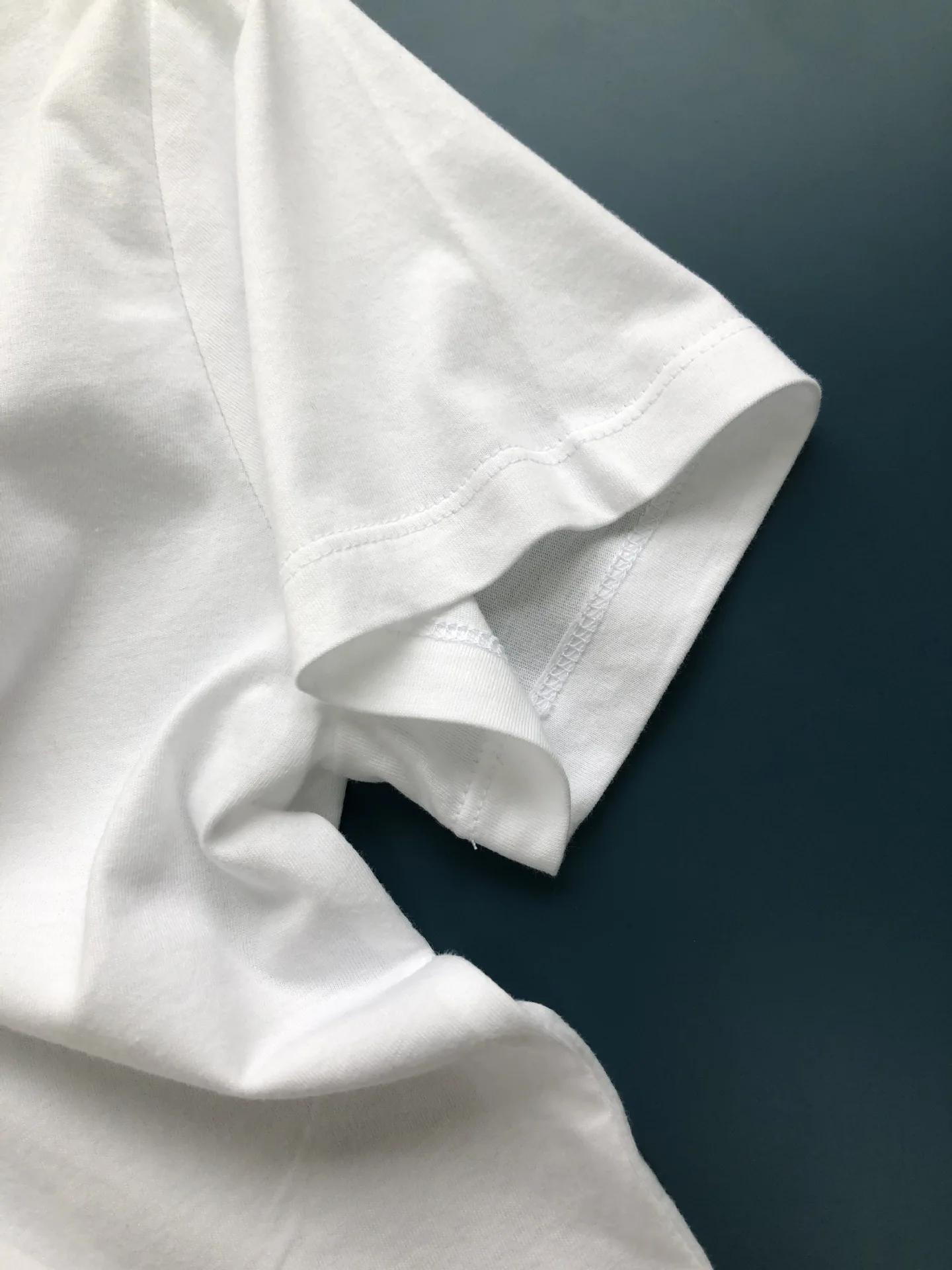 

Women T-shirt White T-shirt Washed Cotton Round Neck Short Sleeve T-shirt