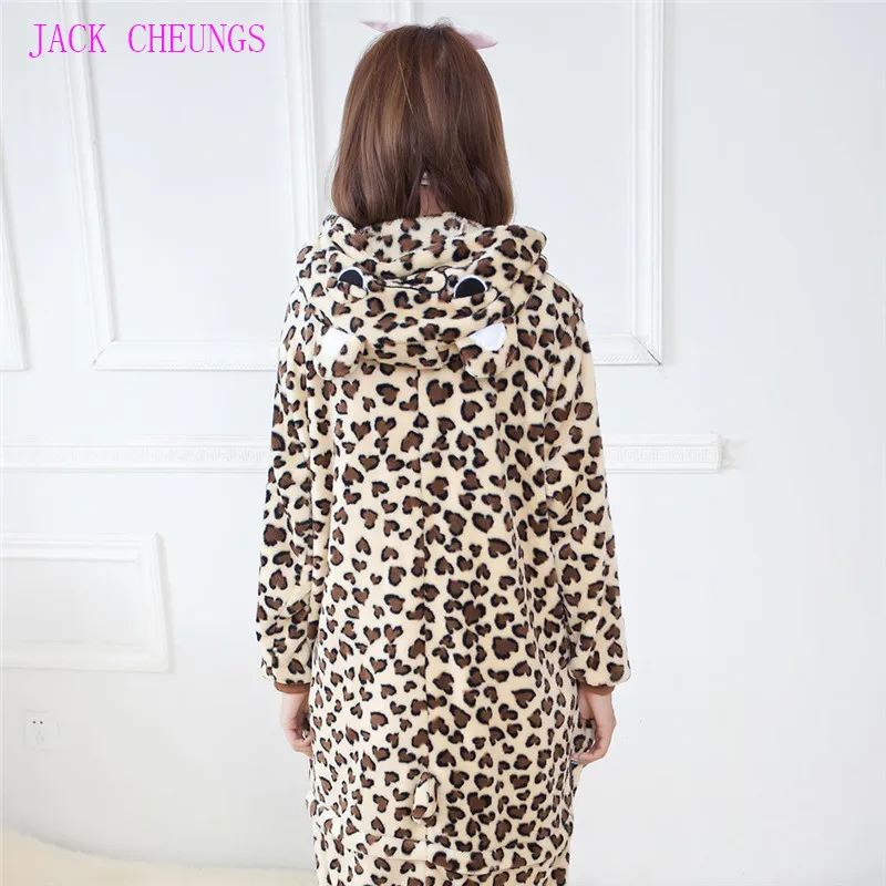 Кигуруми Леопард косплей кустум пижамы мультфильм Животные костюм комбинезоны