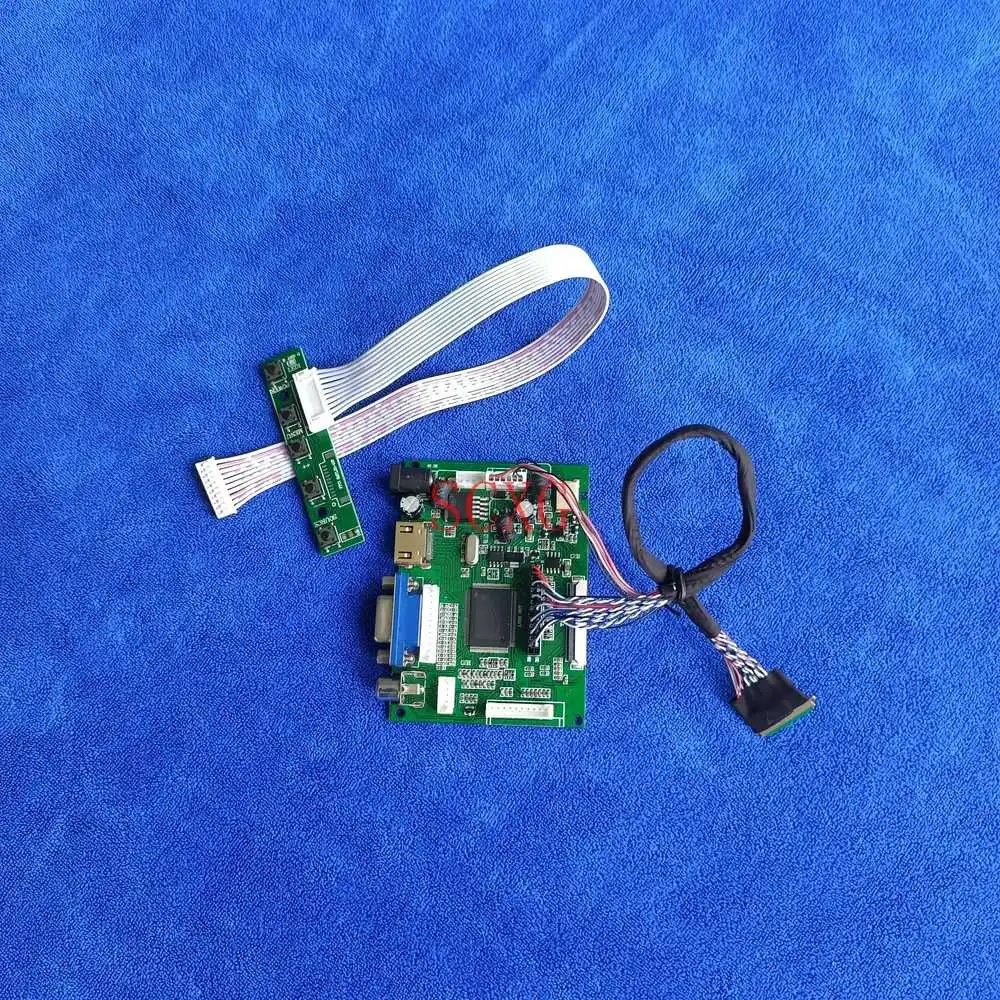

Совместимому с HDMI, VGA, AV 40-контактный LVDS ЖК-дисплей экран контроллер привод доска подходит HB156WX1/HT156WXB DIY Kit 1366*768 60 Гц WLED ноутбуки